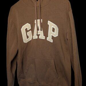 Gap Brown Hoodie - Size M - Made in Cambodia - Used, No Flaws